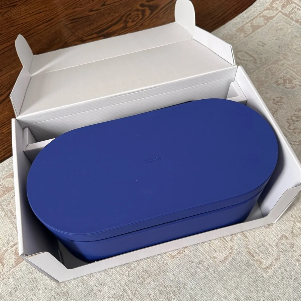 Authentic Dyson Presentation Case Airwrap Storage Box Blue - Picture 2 of 5